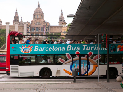 Barcelona Stadtrundfahrt mit Touristik Bus