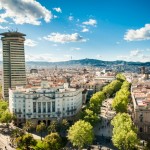 Flaniermeile La Rambla in Barcelona