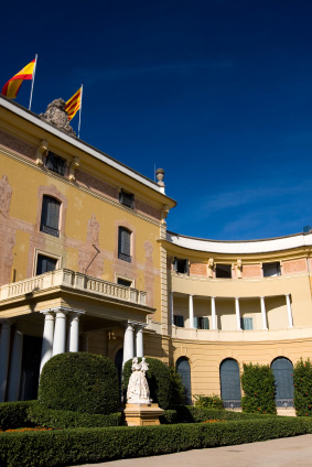 Palau Reial de Pedralbes in Barcelona